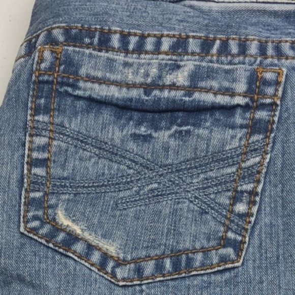 LIKE NEW VINTAGE AEROPOSTALE BAYLA SKINNY JEANS 12/31x30 100% COTTON 🦋 - Picture 14 of 14